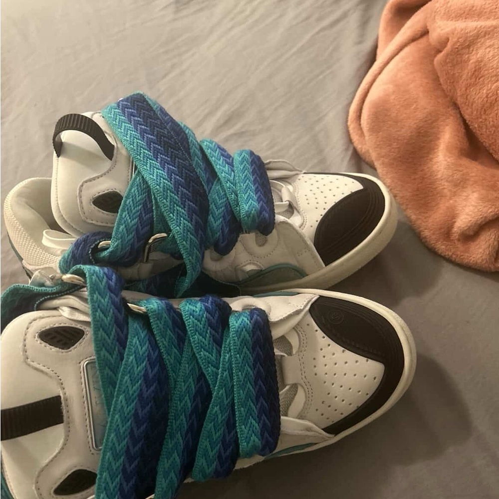 Lanvins White and Blue